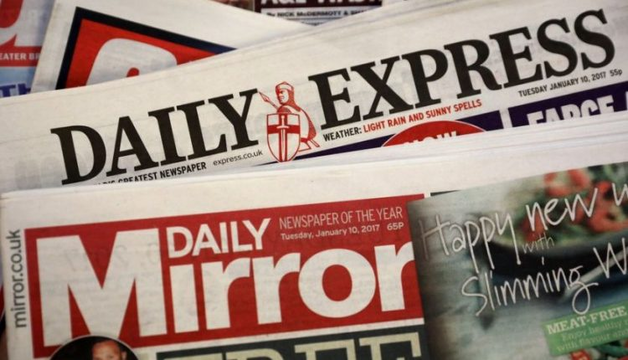  Trinity Mirror   $176,8   Daily Express  Daily Star